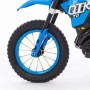 MOTO ELETTRICA PER BAMBINI MOTO CROSS BLU 6V CON LUCI E SUONI BABY CAR