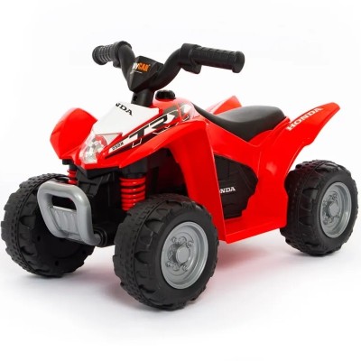 QUAD ELETTRICO PER BAMBINI MINI QUAD HONDA ROSSA CON LUCI E SUONI