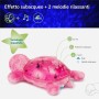 LAMPADA PROIETTORE TRANQUIL TURTLE CON LUCI E SUONI ROSA CLOUD B 7423-PK