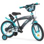 BICICLETTA PER BAMBINI 16" BLUE ICE CON 2 FRENI E CESTINO TOIMSA 16226