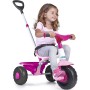 TRICICLO BABY TRIKE 2 IN 1 ROSA CON MANICO PARENTALE FMS 800012811