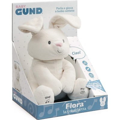 PELUCHE FLORA LA CONIGLIETTA INTERATTIVA PARLANTE GUND SPIN MASTER 6054490 (ITA)