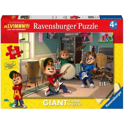 PUZZLE DA PAVIMENTO 60 PZ ALVINNN!!! E I CHIPMUNKS RAVENSBURGER 030729