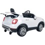 AUTO ELETTRICA PER BAMBINI FIAT 500X BIANCO GELATO R/C 12V, 2 MOTORI, ING.MP3, LED CLB