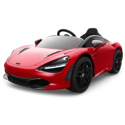 AUTO ELETTRICA PER BAMBINI MCLAREN 720S ROSSA 12V R/C, DASHBOARD TOUCHSCREEN, LUCI E SUONI