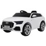 AUTO ELETTRICA PER BAMBINI AUDI Q8 BIANCO CARRARA 12V CON R/C 2.4 GHZ, MP3, LUCI E SUONI CLB