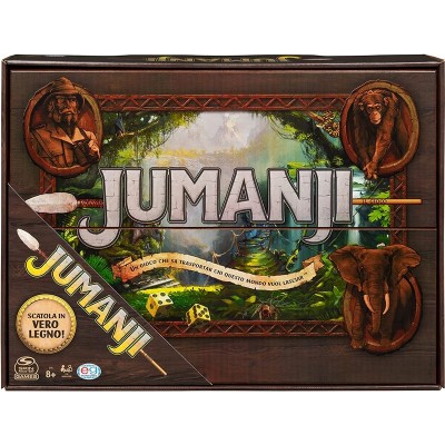 JUMANJI IN LEGNO NEW VERSION GIOCO DI SOCIETÀ SPIN MASTER 6062356