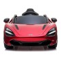 AUTO ELETTRICA PER BAMBINI MCLAREN 720S ROSSA 12V R/C, DASHBOARD TOUCHSCREEN, LUCI E SUONI