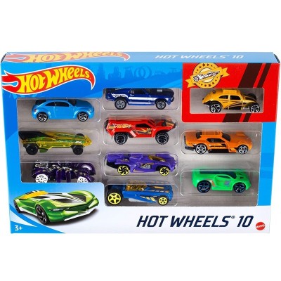 BLISTER 10 VEICOLI SCALA 1:64 HOT WHEELS  MATTEL 54886