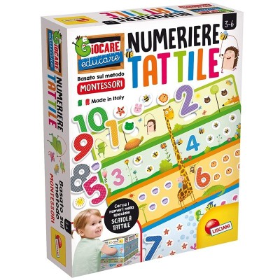 NUMERIERE TATTILE MONTESSORI PLUS LISCIANI 72453 (ITA)