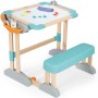 BANCO SCUOLA MODULO SPACE TRASFORMABILE IN LEGNO SMOBY 7600420301