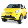 AUTO ELETTRICA PER BAMBINI SMART NEW VERSION GIALLA R/C 2 MOTORI ING. MP3,  E LED GQN/24