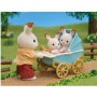 GEMELLI CONIGLIO CIOCCOLATO E CARROZZINA SYLVANIAN FAMILIES EPOCH 5432