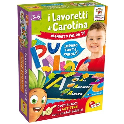 I LAVORETTI DI CAROTINA ALFABETO FAI DA TE LISCIANI 85569