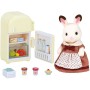 MAMMA CONIGLIO CIOCCOLATO E FRIGO SYLVANIAN FAMILIES EPOCH 5014