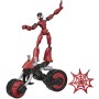 PERSONAGGIO SPIDERMAN CON VEICOLO SNODABILE MARVEL BEND AND FLEX HASBRO F0236