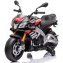 MOTO ELETTRICA PER BAMBINI APRILIA TUONO ITALY 12 V SUONI, LED, CHIAVE, RUOTE EVA