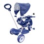 TRICICLO SPECIAL ROSA REVERSIBILE FRONTE BLU CON MANICO E CAPPOTTINA LMT LT916