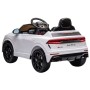 AUTO ELETTRICA PER BAMBINI AUDI RS Q8 BIANCA 12V CON R/C, ING. MP3 E USB, SEDILE IN PELLE, LED