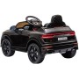 AUTO ELETTRICA PER BAMBINI AUDI RS Q8 NERA 12V CON R/C, ING. MP3 E USB, SEDILE IN PELLE, LED