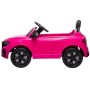 AUTO ELETTRICA PER BAMBINI AUDI RS Q8 ROSA 12V CON R/C, ING. MP3 E USB, SEDILE IN PELLE, LED