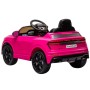 AUTO ELETTRICA PER BAMBINI AUDI RS Q8 ROSA 12V CON R/C, ING. MP3 E USB, SEDILE IN PELLE, LED