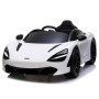 AUTO ELETTRICA PER BAMBINI MCLAREN 720S BIANCA 12V R/C, DASHBOARD TOUCHSCREEN, LUCI E SUONI