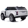 AUTO ELETTRICA PER BAMBINI RANGE ROVER BIANCA 2 POSTI R/C 12V SCHERMO MP4 ,SEDILE IN PELLE, LED