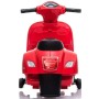 MOTO ELETTRICA PER BAMBINI MINI VESPA GTS PIAGGIO ROSSA 6V CON SCHIENALE, LUCI E SUONI 00120015