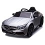 AUTO ELETTRICA PER BAMBINI MERCEDES AMG C63 S GRIGIO METALLIZZATO CON R/C 12V ING MP3, SD, USB, LED