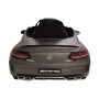 AUTO ELETTRICA PER BAMBINI MERCEDES AMG C63 S NERO OPACO CON R/C 12V ING MP3, SD, USB, LED