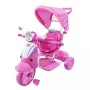 TRICICLO VESPINA ROSA CON MANICO E CAPPOTTINA LMT LT854/3612