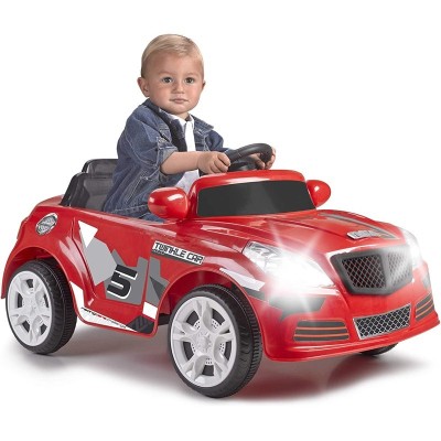 AUTO ELETTRICA PER BAMBINI TWINKLE CAR ROSSA 12V CON RADICOMANDO E LUCI FMS 800012263