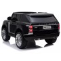 AUTO ELETTRICA PER BAMBINI RANGE ROVER NERA 2 POSTI R/C 12V SCHERMO MP4 ,SEDILE IN PELLE, LED