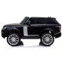 AUTO ELETTRICA PER BAMBINI RANGE ROVER NERA 2 POSTI R/C 12V SCHERMO MP4 ,SEDILE IN PELLE, LED