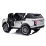 AUTO ELETTRICA PER BAMBINI RANGE ROVER NERA 2 POSTI R/C 12V SCHERMO MP4 ,SEDILE IN PELLE, LED