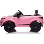 AUTO ELETTRICA PER BAMBINI RANGE ROVER EVOQUE ROSA R/C 12V SCHERMO MP4 ,SEDILE IN PELLE, LED