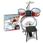 - BATTERIA CLASSICA 4 PEZZI CON SGABELLO BONTEMPI 514504